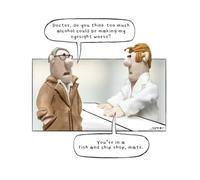 Emotional Rescue Tarjeta de cumpleaños para él, con texto en inglés You're in a Fish and Chip Shop, tarjeta de cumpleaños masculina, divertida tarjeta de cumpleaños para él