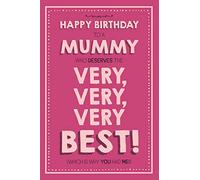 Emotional Rescue Tarjeta de cumpleaños para mamá, Tarjetas de Felicitación Cumpleaños Divertidas, Postal Cumpleaños, muy mejor, momia