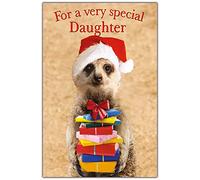 Emotional Rescue Tarjeta de Navidad especial para hija, tarjeta de Navidad para hija, tarjetas de Navidad para ella