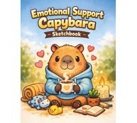 Emotional Support Capybara Sketchbook: A Cute & Chill Capybara Doodle Journal for Stress Relief, Relaxation, Positivity, and Creative Fun