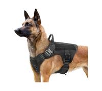Emotional Support Dog Vest for Medium to Large Dogs, Tactical Working Dog with Heavy Duty Material, No Pull Adjustable Padded Vest for Service Police