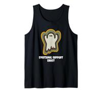 Emotional Support Ghost Spooky Fall Design Camiseta sin Mangas