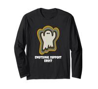 Emotional Support Ghost Spooky Fall Design Manga Larga