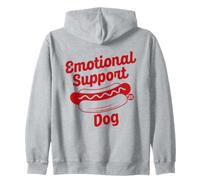 Emotional Support Hot Dog Funny Sudadera con Capucha