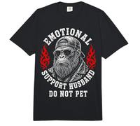 Emotional Support Husband Do Not Pet Funny Gorilla Comfort Colors Adult Heavyweight T-Shirt