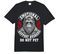 Emotional Support Husband Do Not Pet Funny Gorilla Comfort Colors Adult Heavyweight T-Shirt
