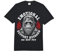 Emotional Support Husband Do Not Pet Funny Gorilla Comfort Colors Adult Heavyweight T-Shirt