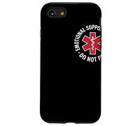 Emotional Support Husband Do Not Pet Humor Relación Carcasa para iPhone SE (2020) / 7/8
