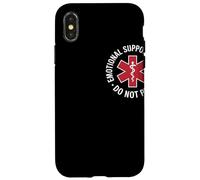 Emotional Support Husband Do Not Pet Humor Relación Carcasa para iPhone X/XS