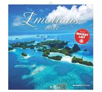 Emotions 2027: Wandkalender 30x30 cm (30x60 cm geöffnet) mit Notizkalendarium, 12 Landschaftsfotografien und Bucket-List