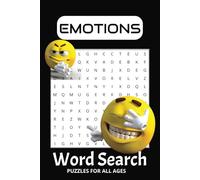 EMOTIONS WORD SEARCH PUZZLE BOOK: Word search with easy to read print about emotions, feelings and helps to build emotional awareness. / 6 X 9 INCHE, 110 PAGES/ 50 + PUZZLES