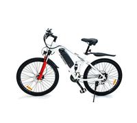 EMotorad EMX+ Bicicleta Eléctrica Todoterreno Ruedas 27.5" Motor 36V 250W Batería 13Ah Blanca/Roja