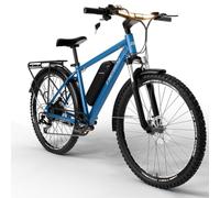 EMotorad T-Rex Pro, Bicicleta Eléctrica Urbana MTB, Display i13 Integrado, Motor 250W 50Nm, Batería Extraíble 36V 13Ah, Shimano Altus 7 Velocidades, Suspensión 100 mm, Frenos Disco, Autonomía 70 km