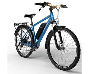 EMotorad T-Rex Pro, Bicicleta Eléctrica Urbana MTB, Display i13 Integrado, Motor 250W 50Nm, Batería Extraíble 36V 13Ah, Shimano Altus 7 Velocidades, Suspensión 100 mm, Frenos Disco, Autonomía 70 km