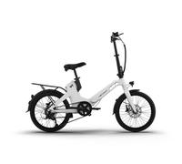 EMotorad V1, Bicicleta Eléctrica Plegable Urbana, Cuadro de Magnesio, Motor 250W 35Nm, Batería Extraíble 36V 7,8Ah, Shimano Tourney 7 Velocidades, Frenos de Disco Hidráulicos, hasta 45 km