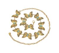 EMOTTOS Cinturón de cadena Concho para mujer, Cadena de cintura de metal ajustable Western Cowboy Cowgirl para mujeres, Cinturones boho exquisitos para jeans vestido(7 Estilo)