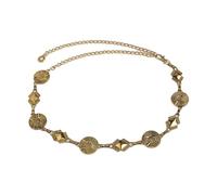 EMOTTOS Cinturón de cadena Concho para mujer, Cadena de cintura de metal ajustable Western Cowboy Cowgirl para mujeres, Cinturones boho exquisitos para jeans vestido(7 Estilo)