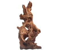 emours Madera flotante natural porosa para acuario, madera flotante con agujeros, túneles y escondites seleccionados a mano, paisaje duro, decoración de reptiles de terrario, sin pintura ni resina (30