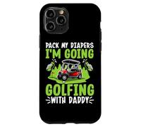 Empaca mis pañales Voy a Jugar al Golf con papá Carcasa para iPhone 11 Pro
