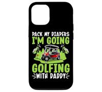 Empaca mis pañales Voy a Jugar al Golf con papá Carcasa para iPhone 12/12 Pro