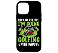 Empaca mis pañales Voy a Jugar al Golf con papá Carcasa para iPhone 12 Mini
