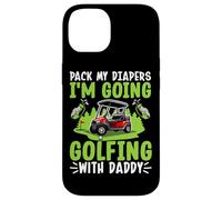 Empaca mis pañales Voy a Jugar al Golf con papá Carcasa para iPhone 14