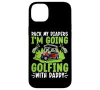 Empaca mis pañales Voy a Jugar al Golf con papá Carcasa para iPhone 14 Plus
