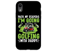 Empaca mis pañales Voy a Jugar al Golf con papá Carcasa para iPhone XR