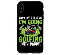 Empaca mis pañales Voy a Jugar al Golf con papá Carcasa para iPhone XS MAX