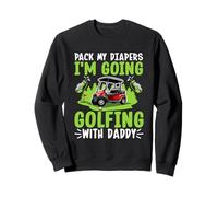 Empaca mis pañales Voy a Jugar al Golf con papá Sudadera
