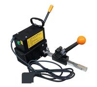 Empacadora de fusión eléctrica portátil KZ-2TC, tensor de flejado de Pp, máquina flejadora, hebilla libre Manual