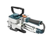 Empacadora de soldadura por fricción neumática, flejadora manual, herramienta de encuadernación resistente, máquina de embalaje para flejes de PP/PET de 13-19 mm de ancho, herramientas de flejado (a