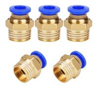 Empalme de rosca neumática Conector rápido Push In (G 1/4" x 6 mm) cilíndrico
