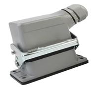 Empalme eléctrico impermeable rectangular industrial de la base IP65 del conector 6 16A(6 core lateral line)
