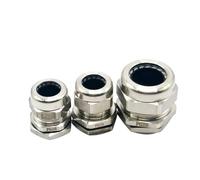 Empalmes Cables Electricos 1 prensaestopas de acero inoxidable 304 impermeable IP68 PG7 PG9 M12 M16 junta metálica PG13.5 M20*1. sellado fijación cable(PG19 fit 10-14mm)