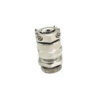Empalmes Cables Electricos Conector eléctrico de metal resistente al agua con doble sello bloqueo, inserto junta prensaestopas, rango cables tamaño M20(PG11 fit 5-10mm)