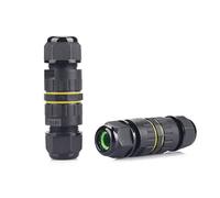 empalmes cables electricos estancos waterproof electrical box,Caja de conexión Auen impermeable IP68,conector de cable eléctrico de 2 pines M16, rango de cable de 3,5 a 10 mm, 2 unidades