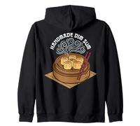 Empanadillas al Vapor Hechas a Mano Dim Sum Foodie Sudadera con Capucha