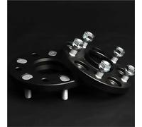 empaquetadora 2 Piezas 15-70 Mm 5 X 100 56,1 Kit De Espaciador Rueda Aluminio Adaptador Para Subaru Para Forester 1997-2018(20mm black)