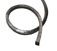 Empaquetadura de compresión trenzada de grafito flexible de 1 metro de longitud, longitud lateral de 3 a 50 mm, adecuada for válvulas de bomba o sellos mecánicos.(12x12mm)
