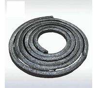 Empaquetadura de grafito de 3x3, 4x4, 6x6, 8x8, 10x10, 12x12 mm, varilla de alambre de grafito expandido, suave, flexible, resistente al desgaste y al calor, negro, 12x12 mm, 3,0 m