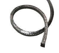 Empaquetadura trenzada de grafito de 1 metro, 3 x 3 mm - 50 x 50 mm, for válvula de bomba y sello mecánico, 1 unidad(4x4mm)