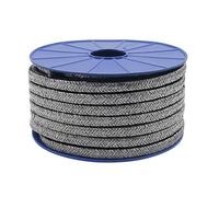 Empaquetadura trenzada de grafito flexible, 6 x 6 mm/10 x 10 mm/25 x 25 mm, empaquetadura de compresión trenzada de grafito, 1 unidad(5x5mm)