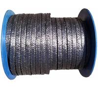 Empaquetadura trenzada de grafito flexible, Empaquetadura trenzada de grafito flexible expandido y PTFE 22x22 mm 25x25(22x22mm)