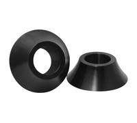 Empareje la Motocicleta Negra espaciadores de Ruedas de Eje cónicos de 25 mm compatibles con la Bolsa de Gira Electra Ultra Classic Motorcycle Models 2008 2018