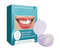 Empastes dentales temporales | Facettes Dentaires Ajustables et Faciles à Utiliser | Dentaduras Postizas Con Carillas Ajustables, Set di protesi dentali in silicone, decorazione dentale
