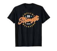 Empathy is Strength, Not Weakness Camiseta gráfica económica, Hombre, Negro, M