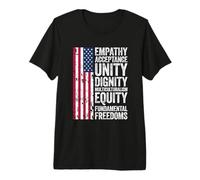 Empatía Aceptación Unidad Dignidad Multiculturalismo Equidad Camiseta Premium