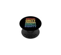 Empatía Aceptación Unidad Dignidad Multiculturalismo Equidad PopSockets PopGrip Adhesivo