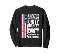 Empatía Aceptación Unidad Dignidad Multiculturalismo Equidad Sudadera